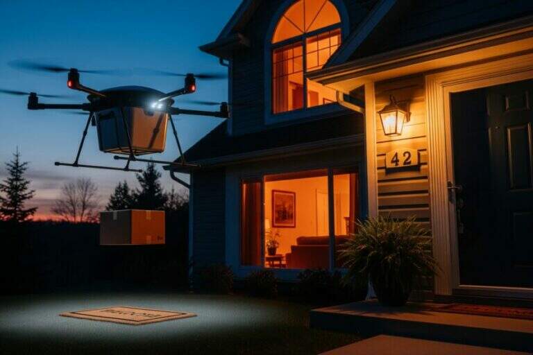 entregas autônomas Conheça os benefícios, desafios e inovações por trás das entregas autônomas com robôs e drones. O futuro já chegou à sua porta.