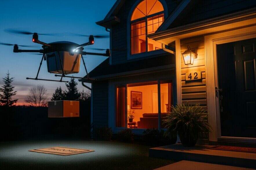 entregas autônomas Conheça os benefícios, desafios e inovações por trás das entregas autônomas com robôs e drones. O futuro já chegou à sua porta.