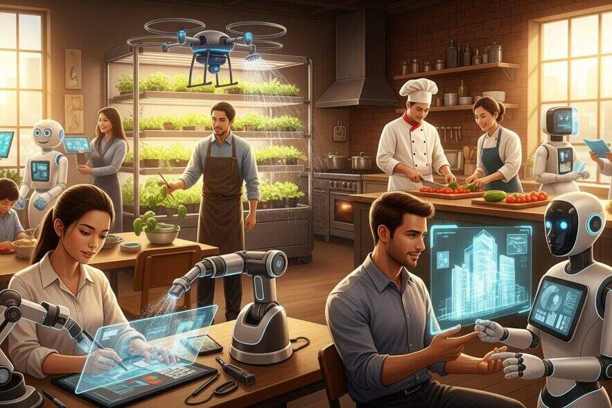 carreiras do futuro Descubra como a automação está mudando o mercado de trabalho, quais profissões estão em risco e quais carreiras do futuro estão em alta.