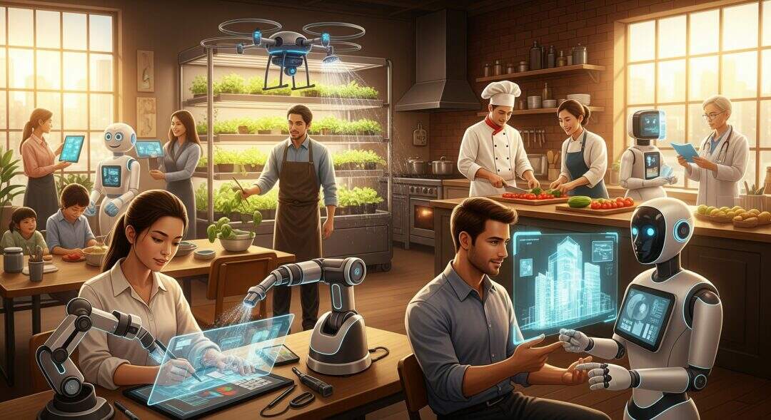 Descubra como a automação está mudando o mercado de trabalho, quais profissões estão em risco e quais carreiras do futuro estão em alta.