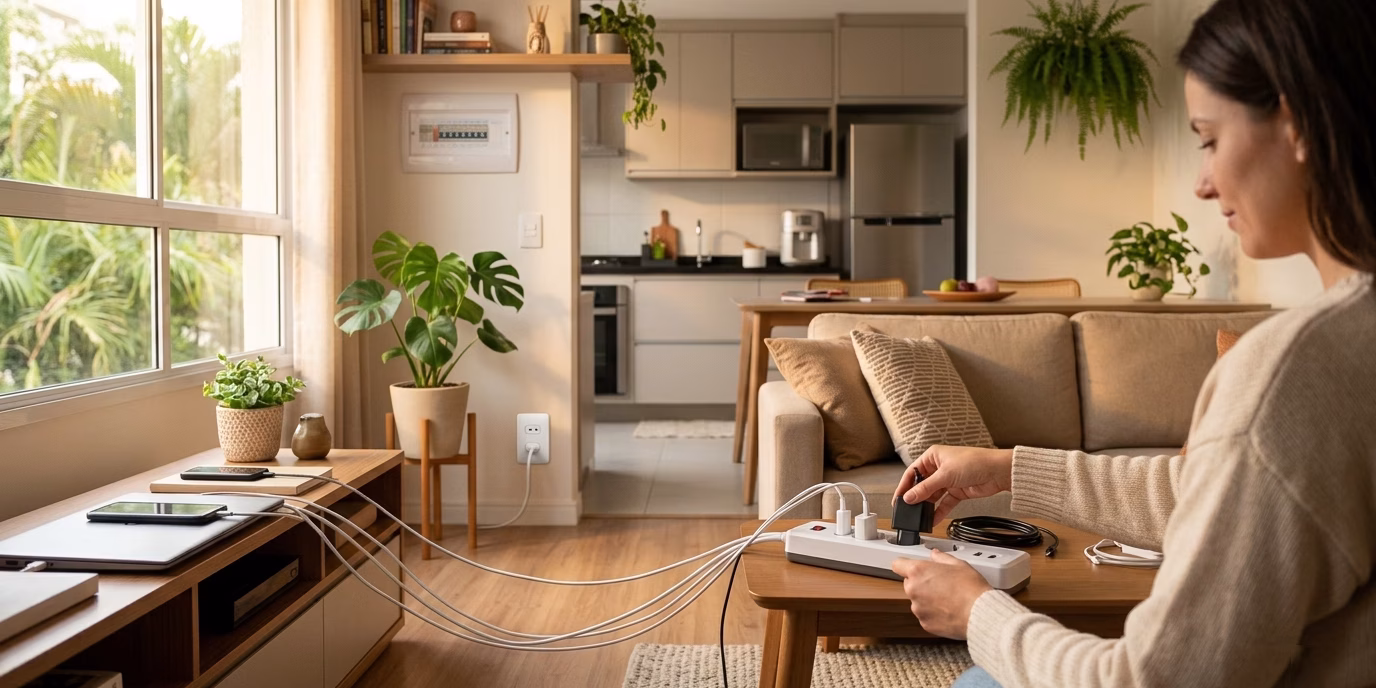 acidente com eletricidade Veja como evitar acidentes com eletricidade em casa e entenda como o Seguro Residencial pode ajudar na proteção.