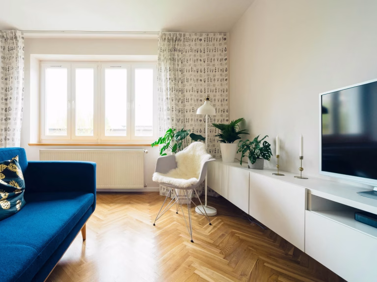 imagem de uma sala de apartamento para fazer seguro